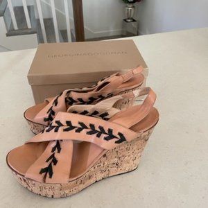 Georgina Goodman Cork Sandals. 41 EU